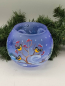 Preview: Windlicht Winterlandschaft, blau - UKR